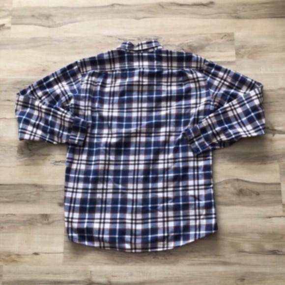 Eddie Bauer Men’s Plaid TALL Shirt - Picture 5 of 6